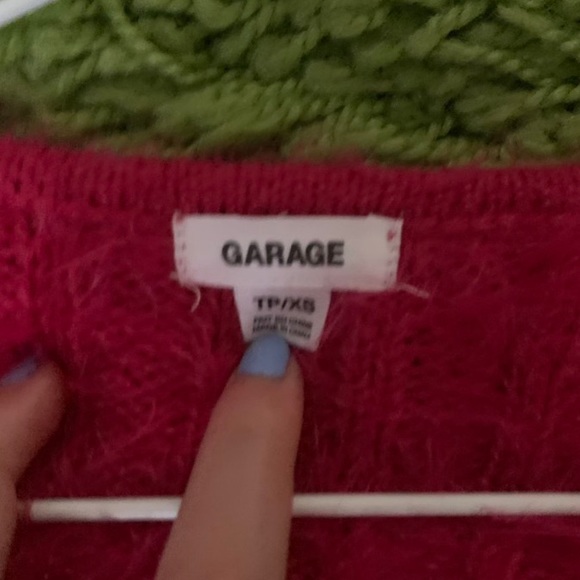 Pink fuzzy garage cardigan - Picture 4 of 4